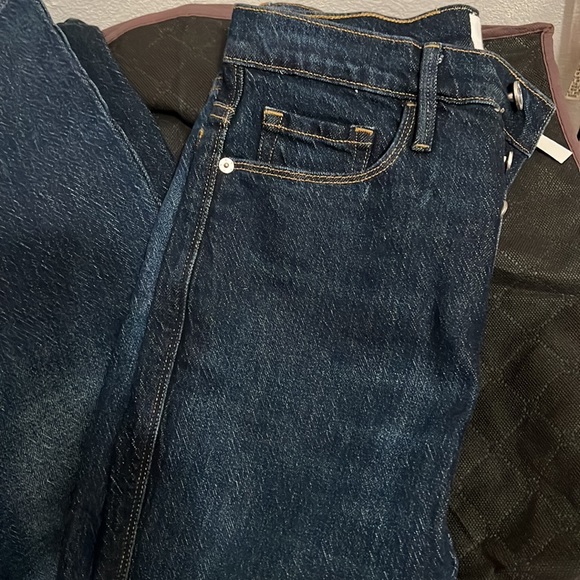 NWT Frame LeSylvie High Rise Straight Fit Button Fly Jeans Size 26 - Picture 11 of 14